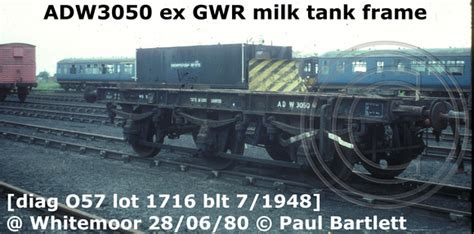 Paul Bartletts Photographs Gwr And Br Milk Tank Wagons