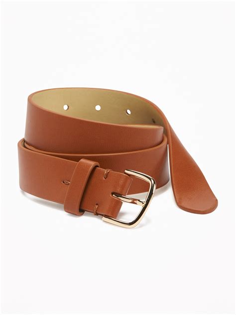 Faux Leather Belt For Women 1 Old Navy