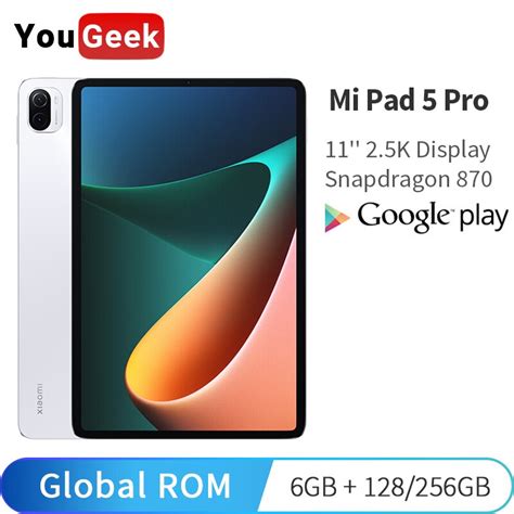 Xiaomi Mi Pad 5 Pro Tablet Rom Global 128gb 256gb Snapdragon 870 Octa