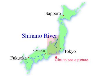 Map Of Japan Rivers - Leone Ninette