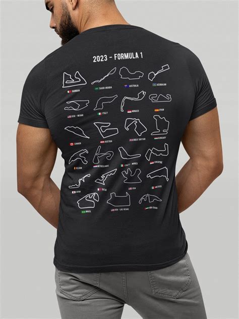 Formula 1 2024 Calendar Formula One 2024 Calendar T Shirt Formula 1 Tee F1 Tee F1 Track