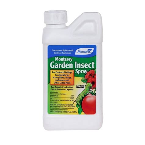 Monterey Garden Insect Spray With Spinosad Pts Lg6150 The Home Depot