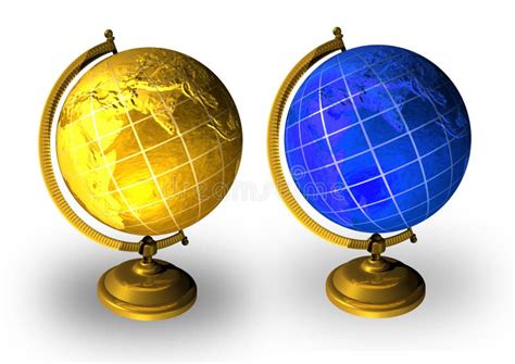 3d Gold World Map Stock Illustration Illustration Of Nation 7076068