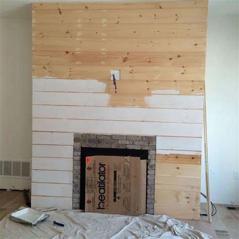 Diy Shiplap Fireplace Wall Shiplap Fireplace Diy Shiplap Diy Shiplap Fireplace