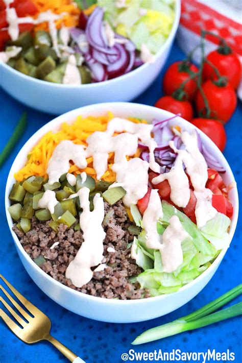 Big Mac Salad Recipe Video Sweet And Savory Meals