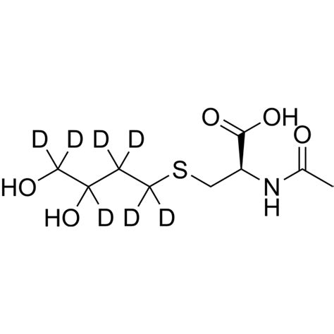 N Acetyl S 3 4 Dihydroxybutyl L Cysteine D7 Stable Isotope