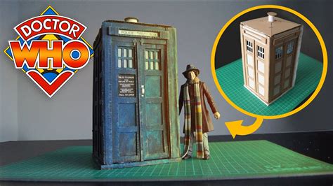 Doctor Who 55 Scale Tardis Build Cardboard Youtube