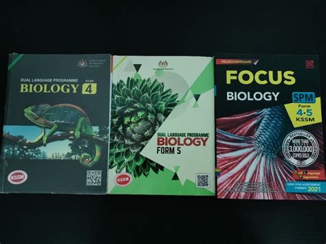 Spm Biology Form 4 Form 5 Textbook And Focus SPM Reference Book