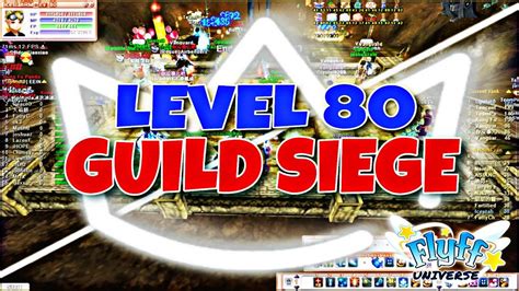 Level Guild Siege Flyff Universe Lawolf Server Youtube