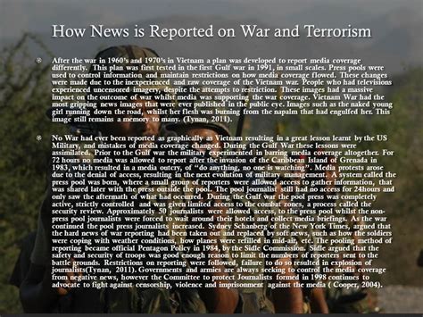 Media Propaganda How News Is Reported On War And Terrorism After The