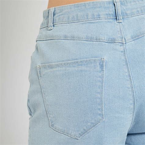 Short en denim éco conçu fille adolescente triple stone Kiabi 10 00