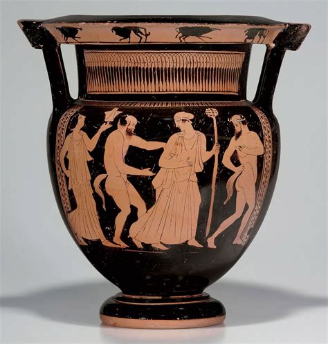 An Attic Red Figured Column Krater Attributed To The Painter Of The