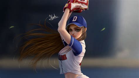 2048x1152 Baseball Girl Wallpaper2048x1152 Resolution Hd 4k Wallpapers