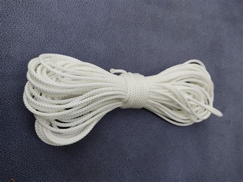 Cuerda Blanca De Poli Ster Macrame De Cord N Suave Cord N Fuerte