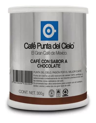 Café Punta Del Cielo Sabor Chocolate Molido Y Tostado 300g