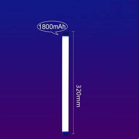 Беспроводная LED Лампа для фотосессий 320мм синий свет (AH0087_1 ...