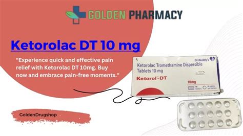 Ppt Ketorolac Dt 10 Mg Effective Relief For Painful Moments Buy Now