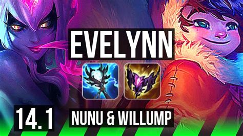 Evelynn Vs Nunu And Willump Jng Rank 1 Eve 67 Winrate Rank 10