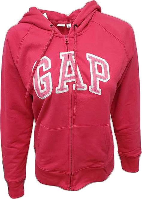 Gap Womens Fleece Arch Logo Full Zip Hoodie X Small Hot