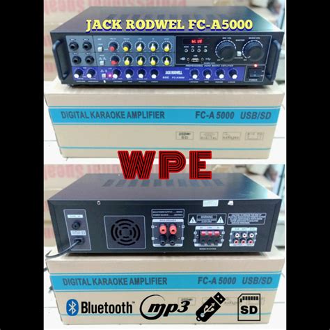 Jual POWER AMPLIFIER MIXER FC A5000 BLUETOOTH SD DAN USB JACK RODWELL