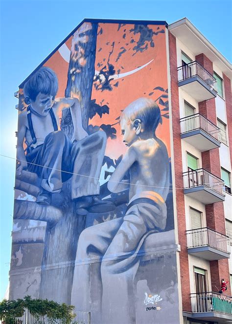 Nichelino Dedica A Italo Calvino Nel Centenario Un Murales In Via Torino