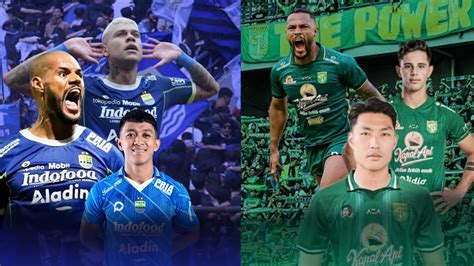 Live Skor Persebaya Vs Persib Duel Klasik Berebut Posisi Empat Besar