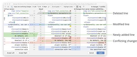 Resolve Git Conflicts PyCharm Documentation