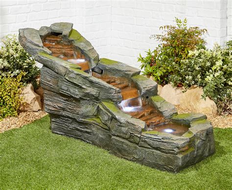 Simmering Falls Easy Fountain Garden Water Feature - £599.99 ...