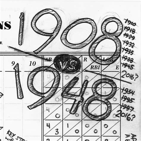 Game 1 scorecard for 2016 World Series - 57 hits