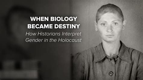 VIDEO When Biology Became Destiny How Historians Interpret Gender In