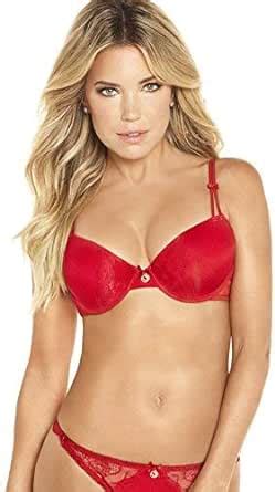 Sylvie Flirty Lingerie Women S Ally Bra Red 34C Amazon Co Uk Fashion