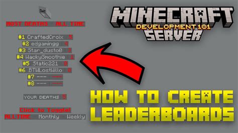 How To Add Leaderboards To Your Minecraft Server Simple And Easy