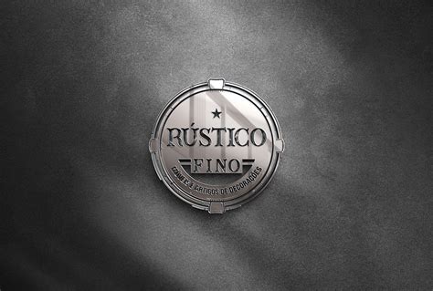 Logotipo Criado Para A Empresa R Stico Fino Behance