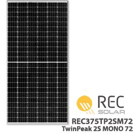 REC 375W REC375TP2SM72 TwinPeak 2S Mono 72 PERC Solar Panel Price