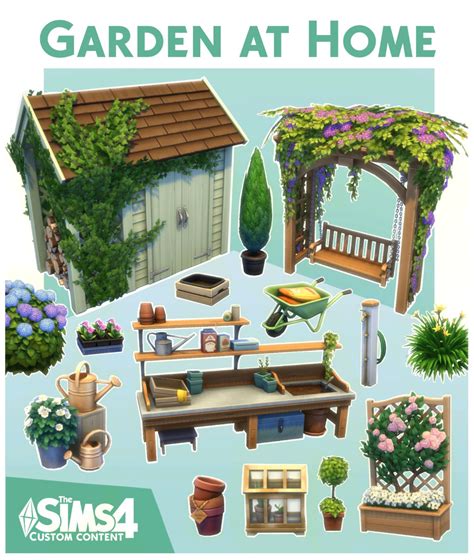 The Garden At Home Is Shown In This Poster