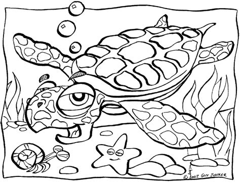 Sea Turtle coloring page - Animals Town - animals color sheet - Sea ...