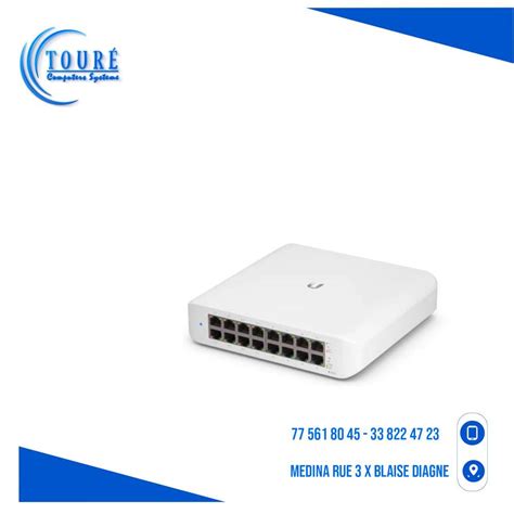 Unifi Switch 16 Ports Usw Lite 16 Poe Vente Matériels Et Accessoires Informatique Au Sénégal