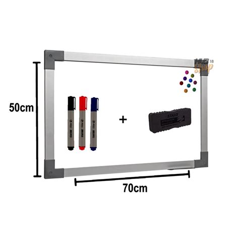 Quadro Branco Planejamento Mensal Aluminio 90x60cm Cortiarte Extra