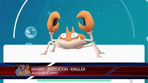 Krabby Evolucion Kingler Pokemon Go Youtube