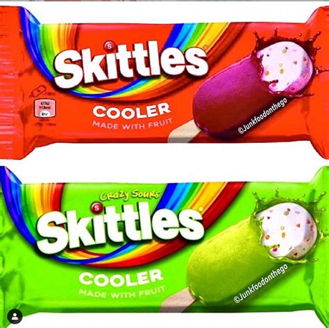 Skittles Cooler Ice Creams Exist In The Uk 🌈🍦 Skittles Ice