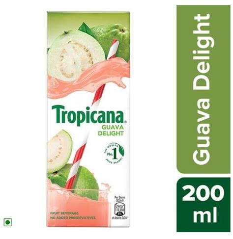 Ml Tropicana Guava Delight Fruit Juice Tetra Pack At Rs