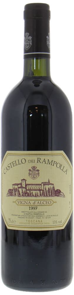 Vigna D Alceo Vino Da Tavola Castello Dei Rampolla Best Of Wines