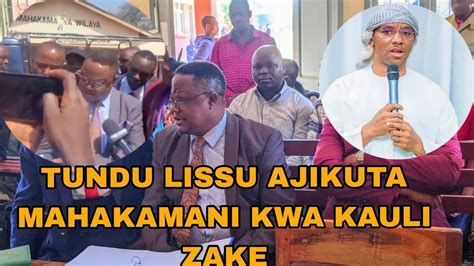 MASIKINI TUNDU LISSU AJIKUTA MAHAKAMANI KWA KUMTUKANA MAKONDA NA MH