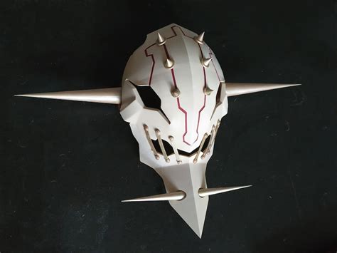 3d Stl File Xenoblade Chronicles Metal Face Mask Etsy