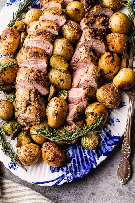 Roast Pork Tenderloin And Potatoes So Much Food