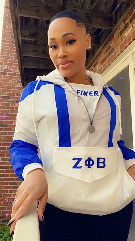 Half Zip Windbreaker Windbreaker Jacket Varsity Jacket Zeta Phi Beta