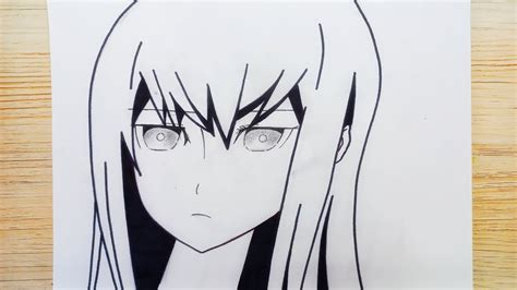 How To Draw Kurisu Makise Steins Gate YouTube