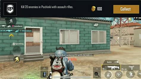 Kill 20 Enemies In Pochinki With AR Assault Rifles RP MISSION PUBG