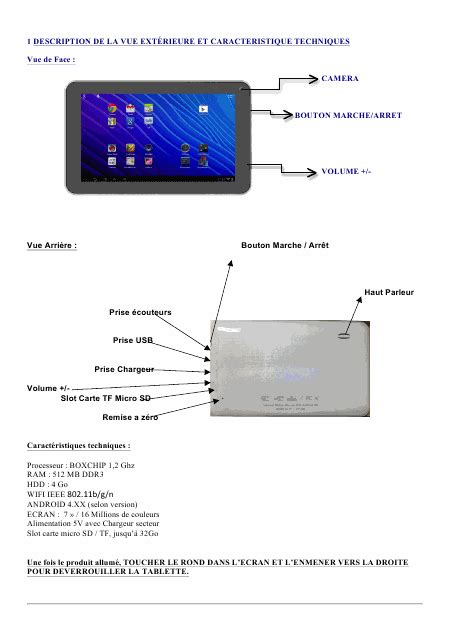 Tablette Klipad Mode D Emploi