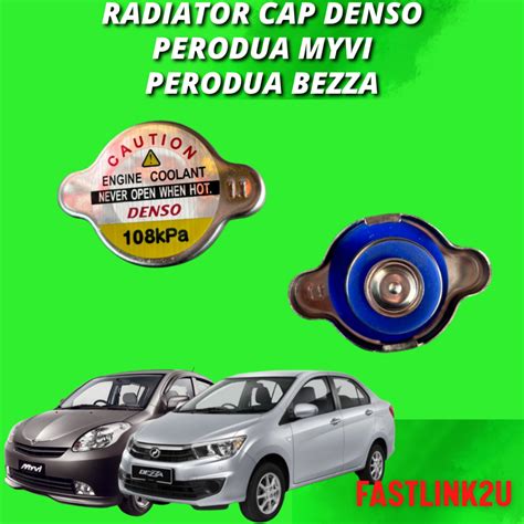 Fastlink Perodua Myvi Bezza Radiator Cap Denso 022510 4150 100 New